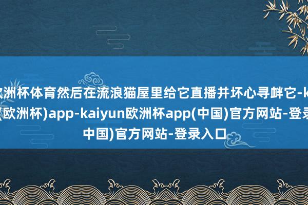 欧洲杯体育然后在流浪猫屋里给它直播并坏心寻衅它-kaiyun(欧洲杯)app-kaiyun欧洲杯app(中国)官方网站-登录入口